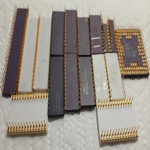 Lote de 17 Chips de Cerámica con Tapa Dorada Vintage para Recuperación de Oro y Colección - Product Image 2