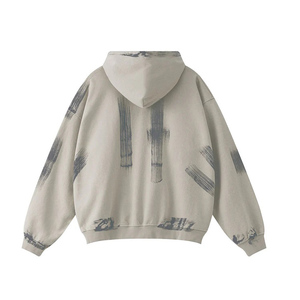 Nouveau sweat à capuche pour homme, tricoté, coupe oversize, 2025, personnalisé, respirant, 100% coton, anti-boulochage, impression de votre logo, pull en molleton - Product Image 6