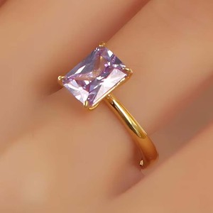 Hecho a mano 925 plata esterlina Natural turmalina Rosa peinado gema anillo 10To14mm forma rectangular bisel conjunto para conjunto de joyería de moda - Product Image 1
