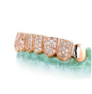 VVS Moissanite 925 Sterling Silver <b>Fine</b> Grillz Diamond Inspired 8x8 Moissanite <b>Jewelry</b> - Product Image 2