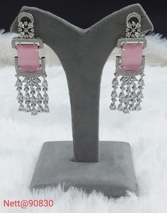 Moda nupcial AD piedra collar pendiente conjunto para mujer hermosa boda fiesta joyería tradicional étnica desgaste regalo colección - Product Image 5