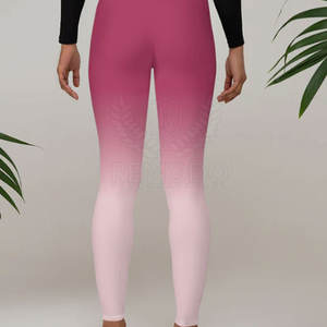 Leggings Deportivos para Mujer, Tallas Grandes, Cintura Alta, Tela Transpirable, Color Personalizado, Venta al Por Mayor - Product Image 2