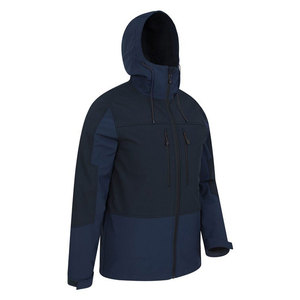 High Quality Customized Hooded Men's Softshell <b>Jacket</b> Winter <b>Waterproof</b> Breathable Quick Dry Canvas Zipper Pockets Pattern - Product Image 4