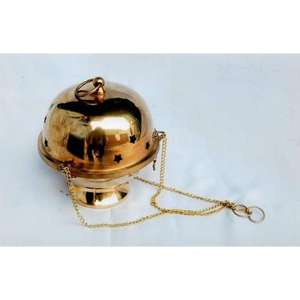 Fast Shipment Smeller Holder Table Centerpiece Display <b>Incense</b> Stick Stand Portable Pure Brass <b>Incense</b> Burner From India - Product Image 2