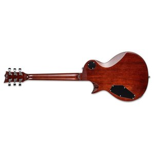 Guitare électrique Esp Ltd EC SERIES modèle Ec 256Fm avec dos et côtés en érable, finition laquée en couleur brun foncé Sunburst - Product Image 2