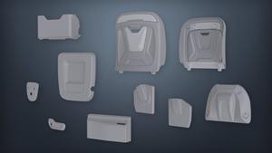 Kits d'intérieur Mercedes Sprinter personnalisés Premium VKM PLASTIK, matériau ABS, ajustement parfait à 100 %, haute qualité, couleurs personnalisées spéciales - Product Image 4