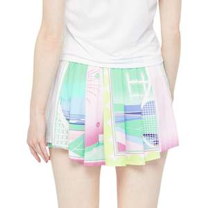 กระโปรงเทนนิสเอวสูงของผู้หญิงชุดออกกำลังกายอัดจีบระบายอากาศได้ดี - Product Image 2