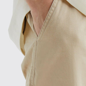 Jogging d'entraînement 100% coton pour hommes pantalon de course droit de couleur unie Style décontracté pour la saison de printemps léger - Product Image 6