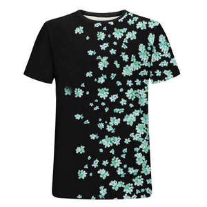 T-shirt en sublimation graphique 3D, mode streetwear, vente en gros, t-shirt à impression intégrale, impression par sublimation - Product Image 1