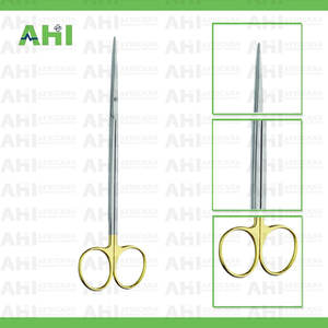 กรรไกรเมทเซนบัมสำหรับเด็ก ทำจากสแตนเลส แบบใช้มือ ปลายแหลม ยาว 145 มม. ตรง ได้รับการรับรองมาตรฐาน CE ด้ามจับตามหลักสรีรศาสตร์ เครื่องมือผ่าตัด - Product Image 2