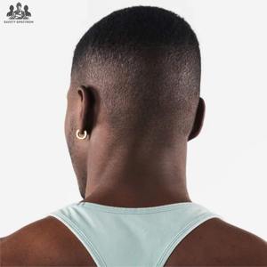 OEM & ODM <b>Men's</b> Superior Quality Breathable Knitted Racerback Gym <b>Stringer</b> <b>Vest</b> 100% Cotton Quick Dry Wholesale Bodybuilding - Product Image 5