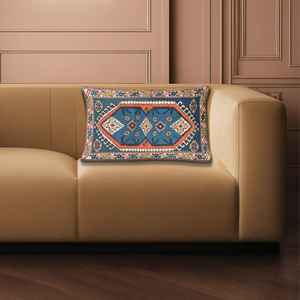 Coussin décoratif à imprimé floral bohème, coussin tissé doux pour la décoration de la maison, 12"x12" - 30x30 cm - Product Image 4