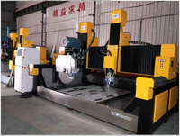 Nueva Máquina de Grabado Digital 3D JK-2213 de Doble Cabezal para Corte de Piedra/Mármol/Granito, Espesor Máximo de Corte de 400 mm, Motor de Engranajes PLC de 5.5 kW