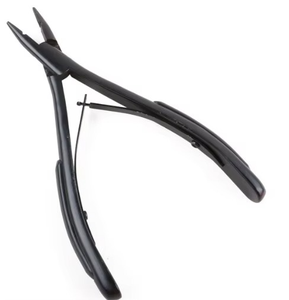 Pince à cheveux pour extensions de cheveux en acier inoxydable et silicone en gros |   Outil capillaire professionnel durable pour usage commercial en salon - Product Image 2