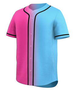 Blank Baseball Jersey for Men Casual Button <b>Down</b> Shirts Short Sleeve Active Team Sports Uniform - Product Image 3