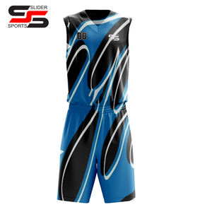 Profesional fabricado al por mayor ropa deportiva Material duradero poliéster hecho personalizado al aire libre uniformes de baloncesto - Product Image 4