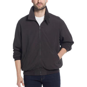 Chaqueta cortavientos Softshell para hombre personalizable, a prueba de viento, duradera, tiras reflectantes, OEM/ODM disponible - Product Image 1