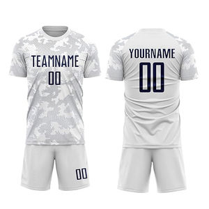 Équipe chemise et short dernière conception personnalisée impression par sublimation unisexe France maillots de football à la mode hommes uniforme de football - Product Image 4