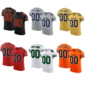Maillot de football américain de qualité, personnalisable, en tissu mesh durable, confortable, uniforme d'équipe, entraînement athlétique, match - Product Image 5