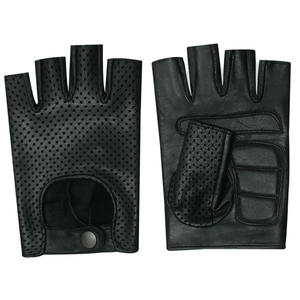 Custom Made <b>Fitness</b> <b>Gloves</b> Best Quality Anti-Slip Strong Grip Fingerless Design Gym Training Weightlifting Leather <b>Gloves</b> - Product Image 1