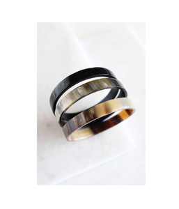 Brazalete de cuerno de búfalo de calidad duradera con pieza de calidad superior y brazalete de cuerno de diseño redondo de calidad superior - Product Image 3