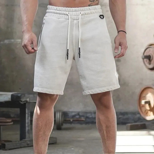 Custom Men's High Street Sun Faded Vintage French Terry Sweat Shorts 100% Algodón Fleece Bordado Serigrafía - Product Image 3