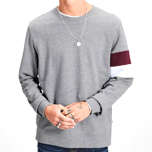 เสื้อสเวตเตอร์สวมหัวแขนยาวของผู้ชายเสื้อออกกำลังกายแบบแฟชั่นกำหนดเอง - Product Image 3