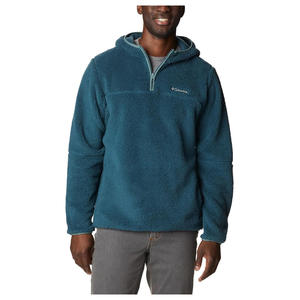 Sudadera con Capucha de Algodón de Alta Calidad, Mezcla de Algodón, con Estampado Personalizable, Sudadera de Forro Polar para Hombre, Color Verde Mar - Product Image 1