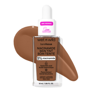 A4wet Bare Focus Chestnut Skin Tint Niacinamide Face Makeup Product with Focused Concentration on Skin Care - Product Image 1