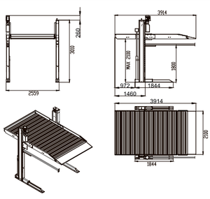 Sollevatore per <span class=keywords><strong>Auto</strong></span> a Due Colonne per Parcheggi e Aree di Sosta - Product Image 2