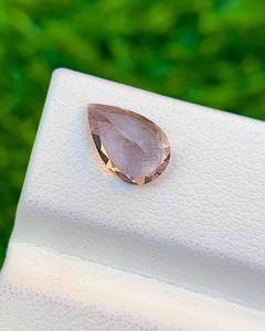 Morganita de melocotón Rosa natural de calidad AAA al por mayor, 10x8, corte de pera, piedras preciosas sueltas facetadas para joyería - Product Image 2