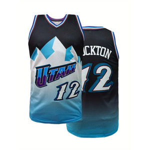 Barato de alta calidad 100% poliéster sin mangas uniforme de baloncesto transpirable ropa de entrenamiento en blanco personalizado nombre del equipo Jersey - Product Image 1