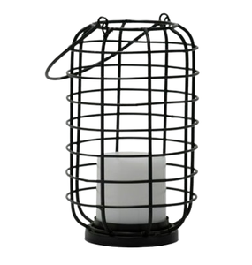 Lanterne suspendue filaire pour table, intérieur et extérieur, couleur noir mat, porte-bougie, décoration de la maison, décoration de mariage, décoration de restaurant - Product Image 1