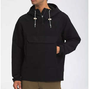 Chaqueta Cortavientos Impermeable con Capucha para Hombre, Invierno, Logotipo Frontal, Cuello Alto, Corte Holgado, Servicio OEM - Product Image 5