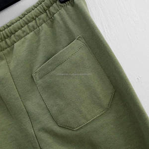 Pantalones Deportivos Casuales de Felpa para Hombre, Estilo Cargo, con Cordón, Cintura Media, Bordados, de Oxford, Poliéster y Algodón, Corte Regular - Product Image 3