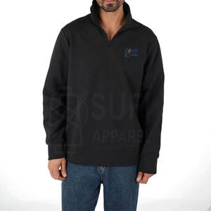 Sudadera Casual de Invierno para Hombre, Cierre de Cremallera, Manga Larga, Color Sólido, 100% Algodón, Cómoda - Product Image 2