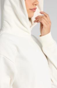 Sweat-shirts pour femmes de qualité supérieure, décontractés, confortables, à épaules tombantes, coupe ample, couleur unie, sans cordon de serrage, respirants, style hip-hop - Product Image 4