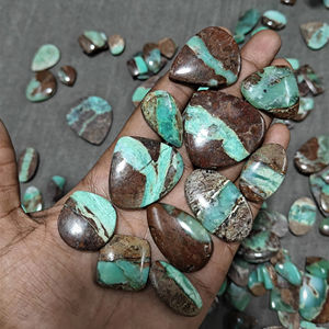 หินคริโซเพรสอัญมณีทรงหลวมทำเครื่องประดับหินคริสโซเพรสหินสีเขียว - Product Image 1