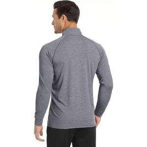 2025 personnalisé 1/4 quart fermeture éclair pull été Polyester polaire demi-fermeture éclair sweat grande taille séchage rapide lavé respirant imprimé - Product Image 5