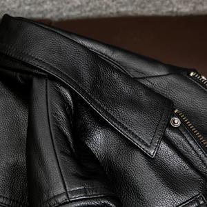 Nouvel arrivage de veste en cuir respirante et chaude pour l'hiver pour hommes, tenue décontractée, veste en cuir pour hommes à prix raisonnable - Product Image 5