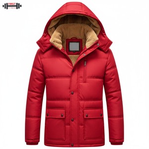 Veste matelassée pour homme de haute qualité en toile Couleur et design personnalisés Respirant Antibactérien Écologique Veste d'hiver - Product Image 1