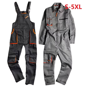 ชุดจั๊มสูททำงานสำหรับผู้ชายชุดเครื่องแบบทำงานโดยรวมทนทานชุดจั๊มสูทเครื่องแบบช่างเครื่องสำหรับงานหนัก - Product Image 3