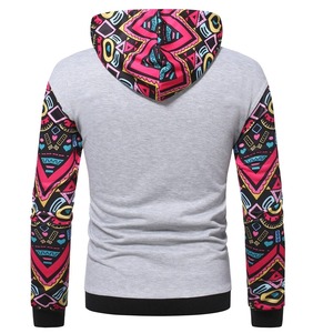 Sweat-shirts d'hiver en coton 100% de qualité supérieure, nouvelle conception personnalisée, fabrication directe, texture de manches contrastées, polaire - Product Image 5