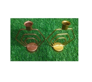 Contemporary <b>Bulk</b> Metal <b>Candle</b> Holders for Modern Homes and Sleek Minimalist Interior Designs - Product Image 1