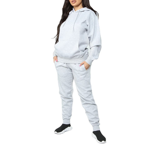 Vente en gros Survêtement brodé Personnalisé Jogger Sweat Ensemble 2 Pièces Pantalon Jogger Survêtement pour Femmes - Product Image 6