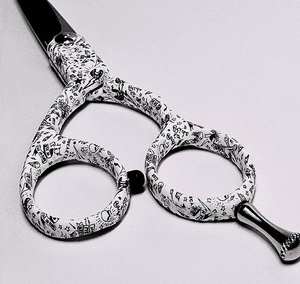 Ciseaux professionnels Eversharp personnalisables de 5,5 pouces pour la coiffure, en acier inoxydable japonais, à bord droit - Product Image 6