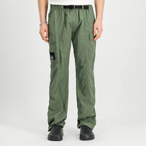 Pantalones Cargo de Nylon con Múltiples Bolsillos, Corte Recto, Cómodos, Estilo Relajado para Hombre, Color Personalizado, Ropa Urbana - Product Image 1