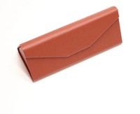 Étuis à lunettes de soleil en cuir PU avec logo de couleur personnalisée, boîtes à lunettes pliables, étui à lunettes, étui à lunettes de soleil, emballage