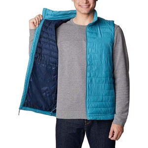 Vestes matelassées d'hiver personnalisées Gilet sans manches Mode légère Vente en gros Vestes matelassées imprimées OEM personnalisées High Street - Product Image 5