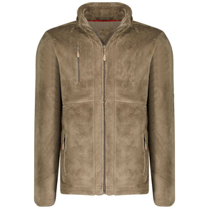 Veste polaire pour homme d'hiver avec fermeture éclair lisse, logo frontal personnalisable, imperméable et respirante pour le camping en plein air et le travail - Product Image 2